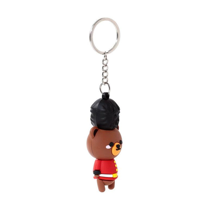 Arthur the Bear London Guardsman 3D Keyring - London2u