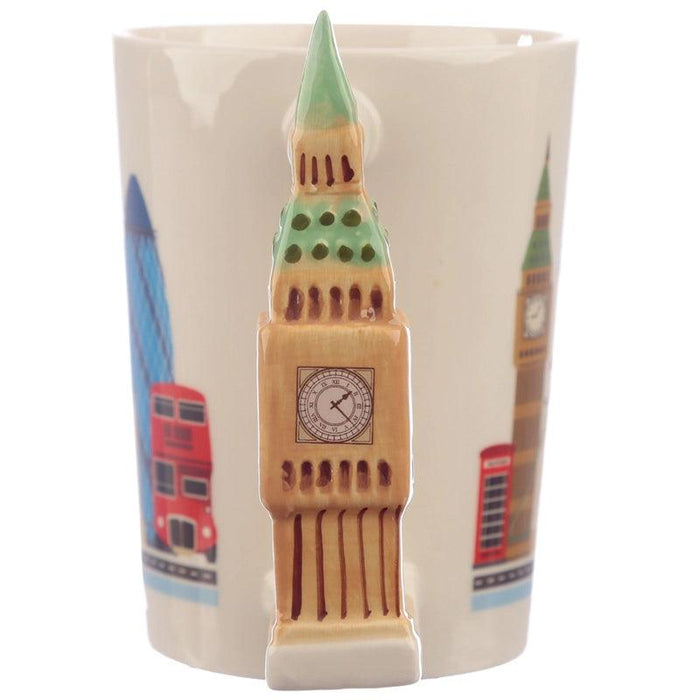 Big Ben London Icons Ceramic Shaped Handle Mug - London2u