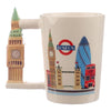 Big Ben London Icons Ceramic Shaped Handle Mug - London2u