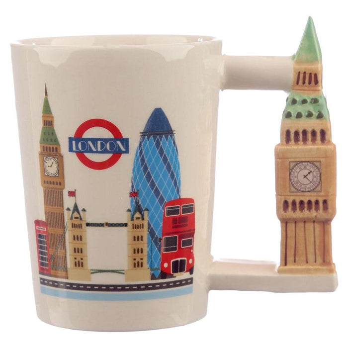 Big Ben London Icons Ceramic Shaped Handle Mug - London2u
