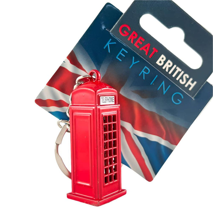 London Red Telephone Booth Keyring – Iconic British Souvenir Gift - London2u